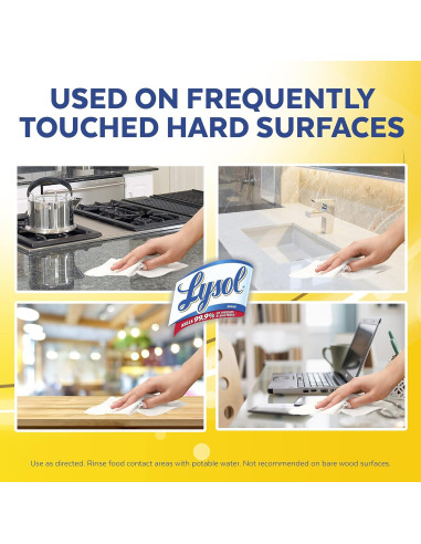 Toallitas Desinfectantes Lysol 35ct Flor de Limón y Lima