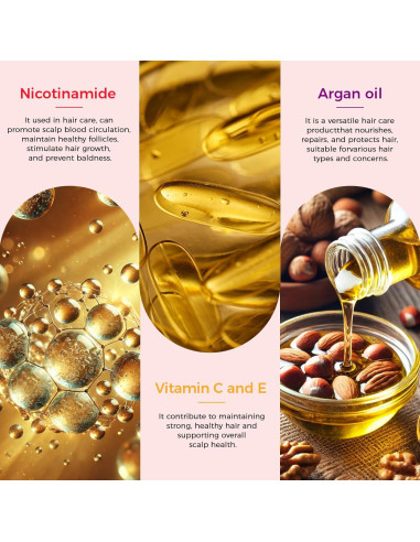 Suero Tratamiento Capilar OUKEYA con Vitaminas y Aceites 81g
