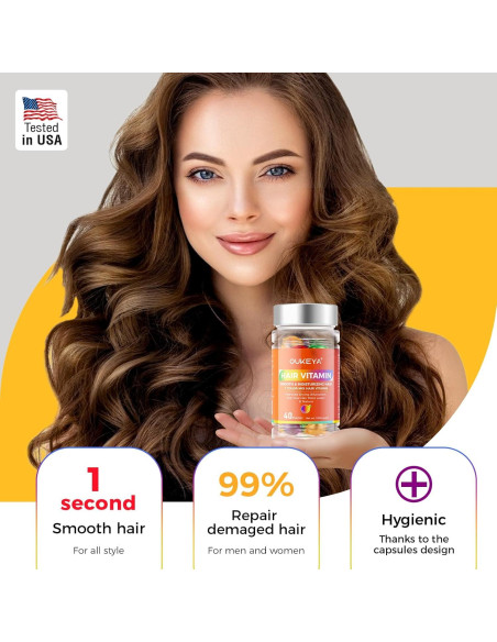 Suero Tratamiento Capilar OUKEYA con Vitaminas y Aceites 81g Suero Tratamiento Capilar OUKEYA con Vitaminas y Aceites 81g