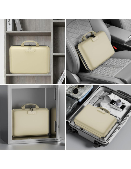Organizador de Archivos Ignífugo DocSafe Beige con Cerradura Organizador de Archivos Ignífugo DocSafe Beige con Cerradura