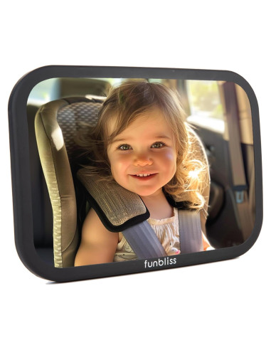 Espejo de Coche para Bebé Funbliss FB1001 Irrompible Ajustable