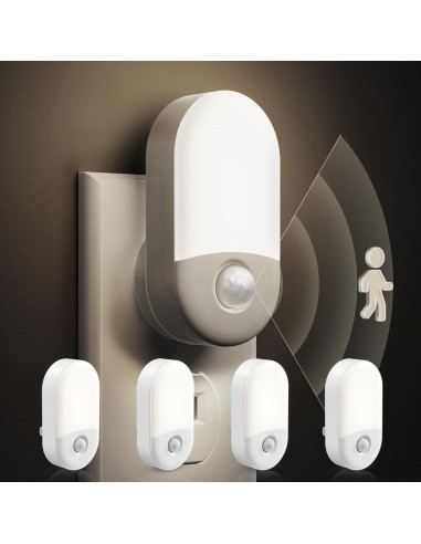 Luz Nocturna Enchufable LOHAS con Sensor de Movimiento 5000K