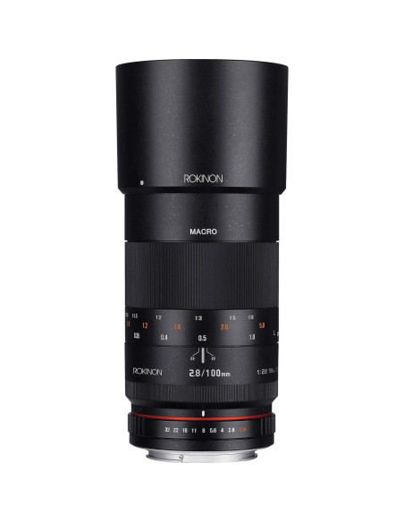 Lente Macro Rokinon 100mm f/2.8 para Cámara Sony E-Mount Lente Macro Rokinon 100mm f/2.8 para Cámara Sony E-Mount