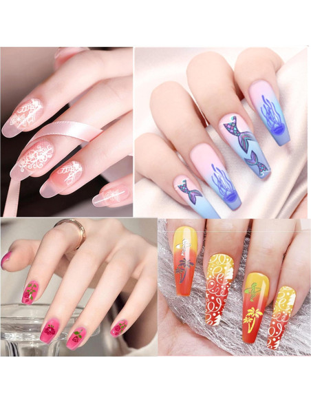 Kit de Estampado de Uñas Biutee 12 Placas + Estampador Kit de Estampado de Uñas Biutee 12 Placas + Estampador