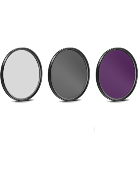 Kit de Filtros PRO 58mm + Capucha Tulipán Ledix para Cámaras Kit de Filtros PRO 58mm + Capucha Tulipán Ledix para Cámaras
