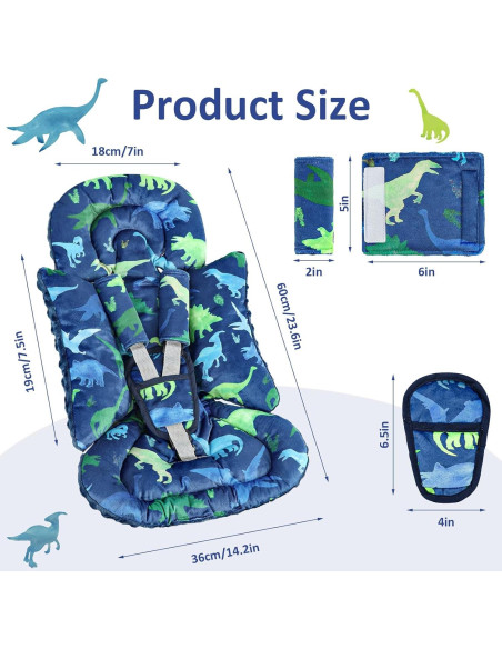 Soporte de Cabeza para Silla de Auto TANOFAR Dinosaurio Soporte de Cabeza para Silla de Auto TANOFAR Dinosaurio