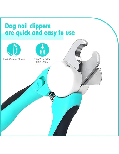 Cortadores de Uñas para Perros VIWIK con Luz LED y Peine