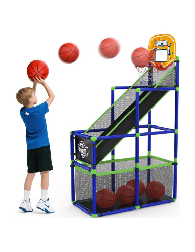 Aro de Baloncesto Mini EagleStone Ajustable 91-127 cm para Niños