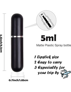 Atomizadores de Perfume Recargables SHxxyljh 5ml 3 Piezas 2
