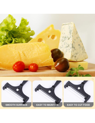 Cortador de Queso de Alambre Gosknor 6 Piezas Acero Inoxidable