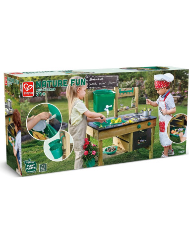 Juego de Cocina al Aire Libre Hape E3193 para Niños 3+