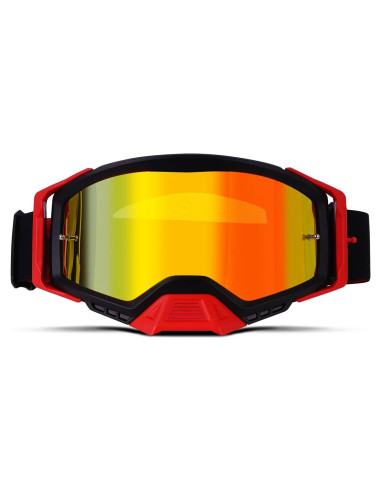 Gafas de Motocross BIBIRE MX UV400 Anti-niebla con Tear Off