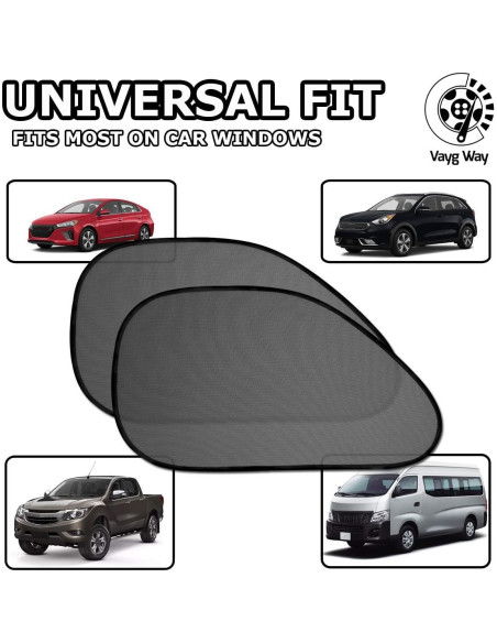 VaygWay Sombra de Ventana Lateral 2 Pk - Protección UV VaygWay Sombra de Ventana Lateral 2 Pk - Protección UV