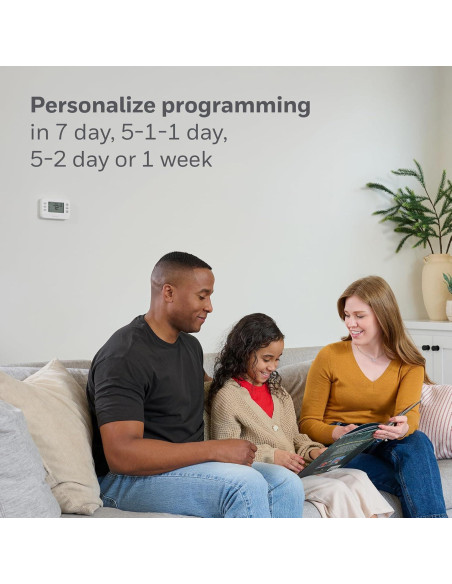 Termostato Programable Honeywell Home RTH22B Blanco 7 Días Termostato Programable Honeywell Home RTH22B Blanco 7 Días