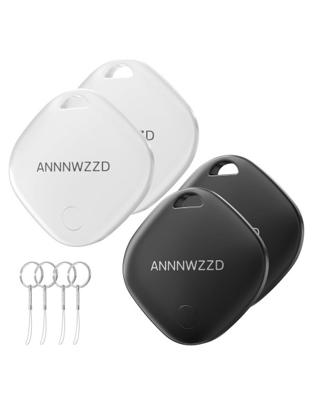 Localizadores ANNNWZZD AirTag Paquete de 4 Bluetooth iOS Localizadores ANNNWZZD AirTag Paquete de 4 Bluetooth iOS