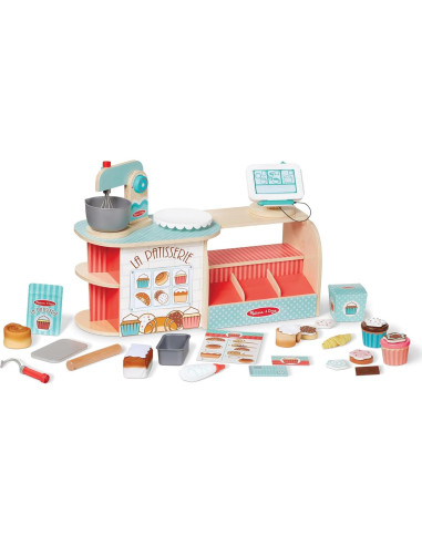 Panadería de Madera Melissa & Doug 39 Piezas - Juego de Rol