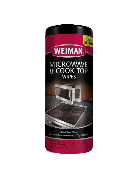Toallitas de limpieza Weiman para microondas y estufas - 120 unidades Toallitas de limpieza Weiman para microondas y estufas - 120 unidades