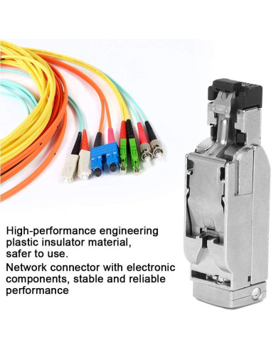 Conector RJ45 Cat 5e Hyuduo Metálico a Prueba de Agua 4 Pines
