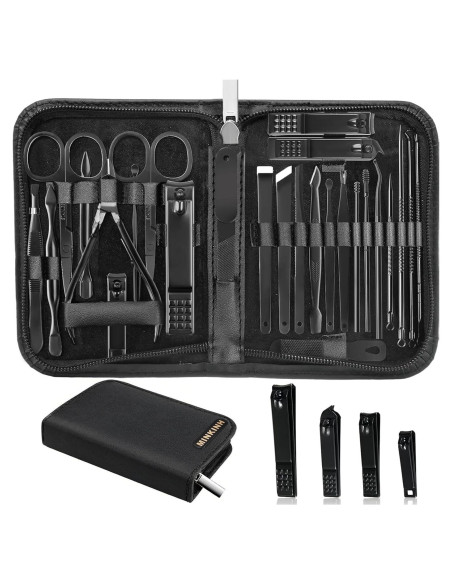Kit de Manicura Profesional MINKINH - 26 Piezas Acero Inoxidable Kit de Manicura Profesional MINKINH - 26 Piezas Acero Inoxidable