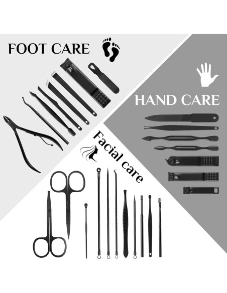 Kit de Manicura Profesional MINKINH - 26 Piezas Acero Inoxidable Kit de Manicura Profesional MINKINH - 26 Piezas Acero Inoxidable