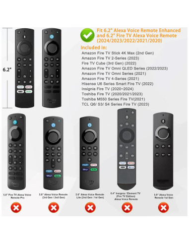 Funda de Silicona Fintie para Control Remoto Fire TV 4K Max