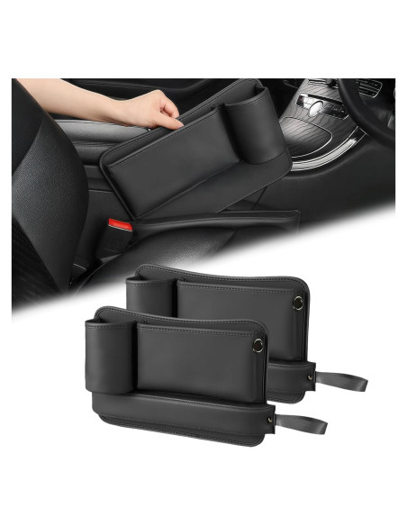 Relleno Organizador de Espacio entre Asientos Semtomn 2 Pack Negro Relleno Organizador de Espacio entre Asientos Semtomn 2 Pack Negro