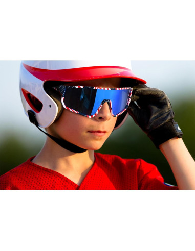 Gafas de sol deportivas polarizadas UV400 para niños y niñas