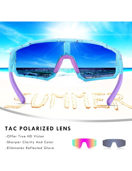 Gafas de sol deportivas polarizadas UV400 para niños y niñas Gafas de sol deportivas polarizadas UV400 para niños y niñas