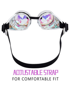 Gafas de Kaleidoscopio LELINTA Ajustables para Cosplay y Halloween 2