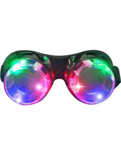 Gafas LED Steampunk Luwint Multicolor para Fiestas y Disfraces 2