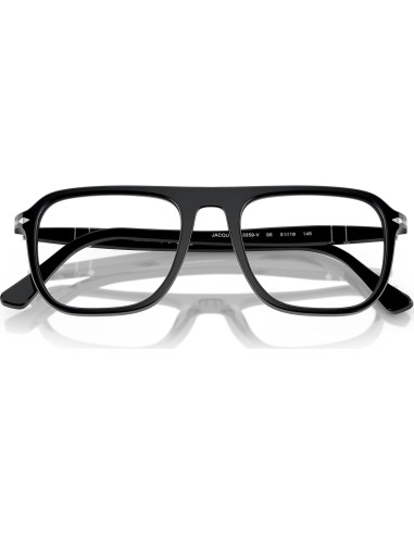 Gafas Recetadas Persol PO3359V Jacques Cuadradas Negras 51mm