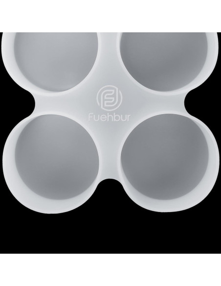 Molde de Silicona para Jabón y Resina Fuehbur 4 Cavidades Molde de Silicona para Jabón y Resina Fuehbur 4 Cavidades
