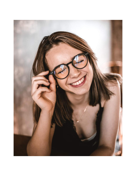 Gafas de bloqueo de luz azul ZENOTTIC para hombres - Negro Gafas de bloqueo de luz azul ZENOTTIC para hombres - Negro