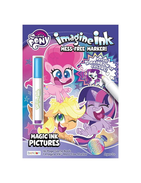Libro para Colorear Tinta Mágica Mi Pequeño Pony Bendon 16 Páginas Libro para Colorear Tinta Mágica Mi Pequeño Pony Bendon 16 Páginas