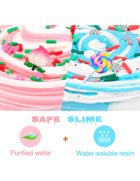 Kit de Slime Aromatizado Niuruilsi - 7 Paquetes Mantequilla Kit de Slime Aromatizado Niuruilsi - 7 Paquetes Mantequilla