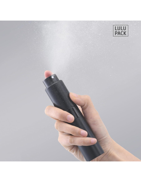 Botella Atomizadora de Perfume Lulupack 30ml Negra Recargable Botella Atomizadora de Perfume Lulupack 30ml Negra Recargable