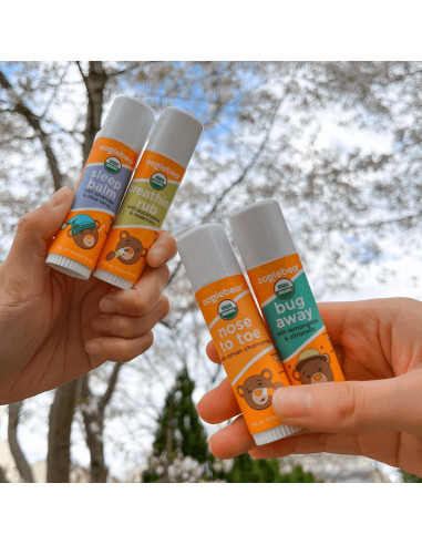Bálsamo Orgánico para Bebés 4-Pack Oogiebear - Multiusos