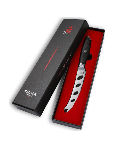 Cuchillo de Queso TUO 12.7 cm Acero Alemán Mango Pakkawood Cuchillo de Queso TUO 12.7 cm Acero Alemán Mango Pakkawood