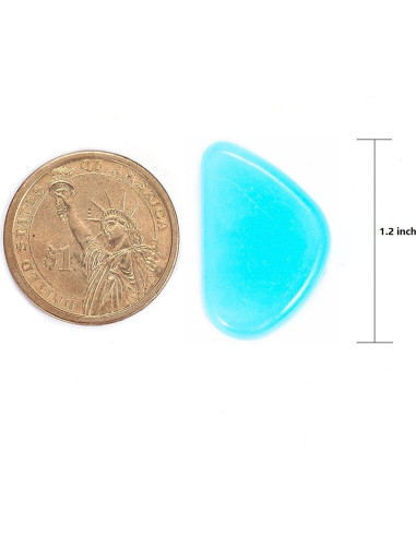 Piedras Brillantes Azul 150pcs para Jardín y Acuario