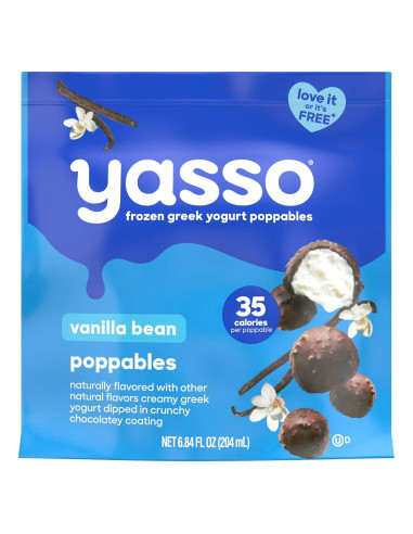 Yasso Poppables Yogur Griego Congelado Vainilla 202.4ml