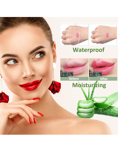 Pintalabios Hidratante de Aloe Vera BKPPLZP - 2 Piezas