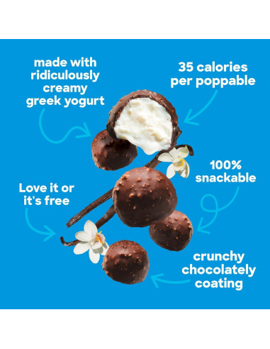 Yasso Poppables Yogur Griego Congelado Vainilla 202.4ml