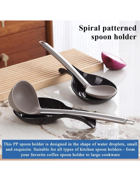 Soporte para Cucharas Kyraton 2 Pack - Plástico Grado Alimenticio Soporte para Cucharas Kyraton 2 Pack - Plástico Grado Alimenticio