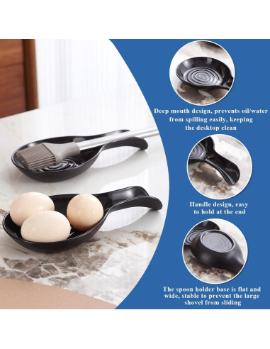 Soporte para Cucharas Kyraton 2 Pack - Plástico Grado Alimenticio