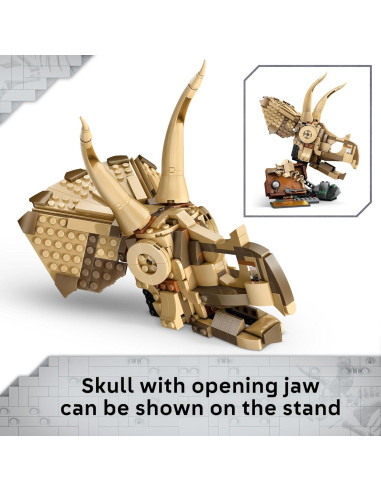 LEGO Mundo Jurásico Cráneo de Triceratops 76969 - Set 468 Piezas
