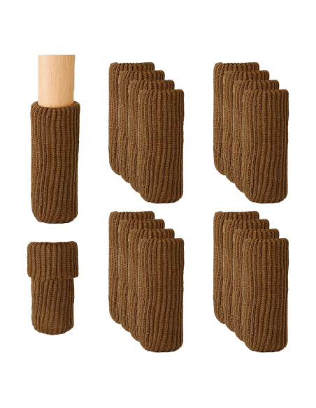 Protectores de patas de silla Hazeland 16 unidades antideslizantes Protectores de patas de silla Hazeland 16 unidades antideslizantes