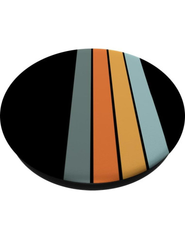 PopSockets Estándar Retro Atardecer Negro 10.9x8.6 cm