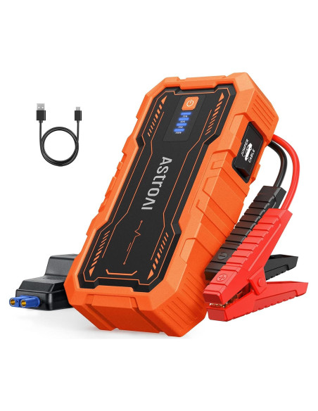 Arrancador de Batería AstroAI S8 Pro 3000A 12V Naranja Arrancador de Batería AstroAI S8 Pro 3000A 12V Naranja
