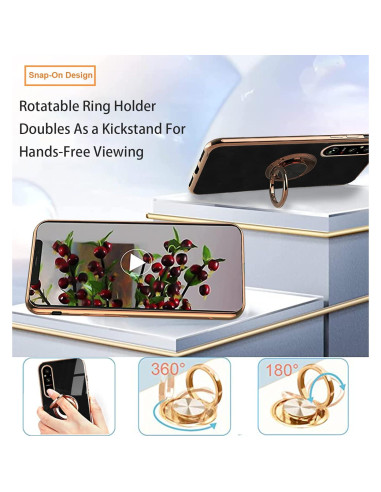 Funda de Silicona Wousunly para Sony Xperia 1 V - Negro