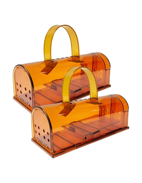 Trampas de Ratones Humanas CTB Dealz - Paquete de 2 Reutilizables Trampas de Ratones Humanas CTB Dealz - Paquete de 2 Reutilizables
